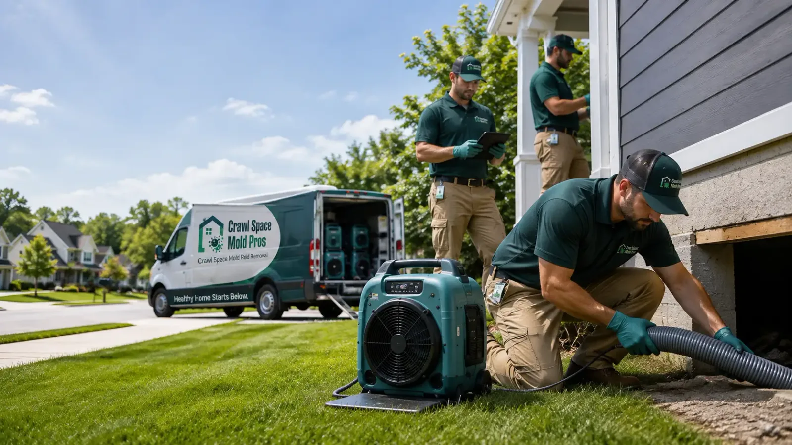 Crawl Space Mold Removal in Edinburg, IL
